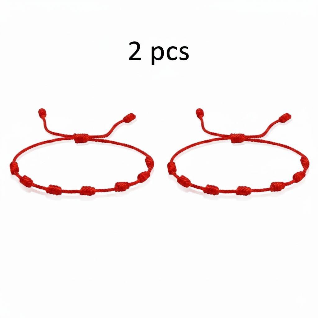 Pulseras de los 7 Nudos para Pareja – Amor, Unión y Protección