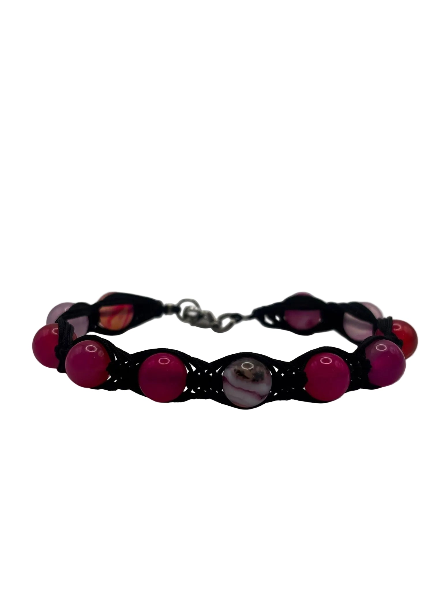 Pulsera de Ágata Rosa 8 mm – Calma, Amor y Equilibrio Emocional