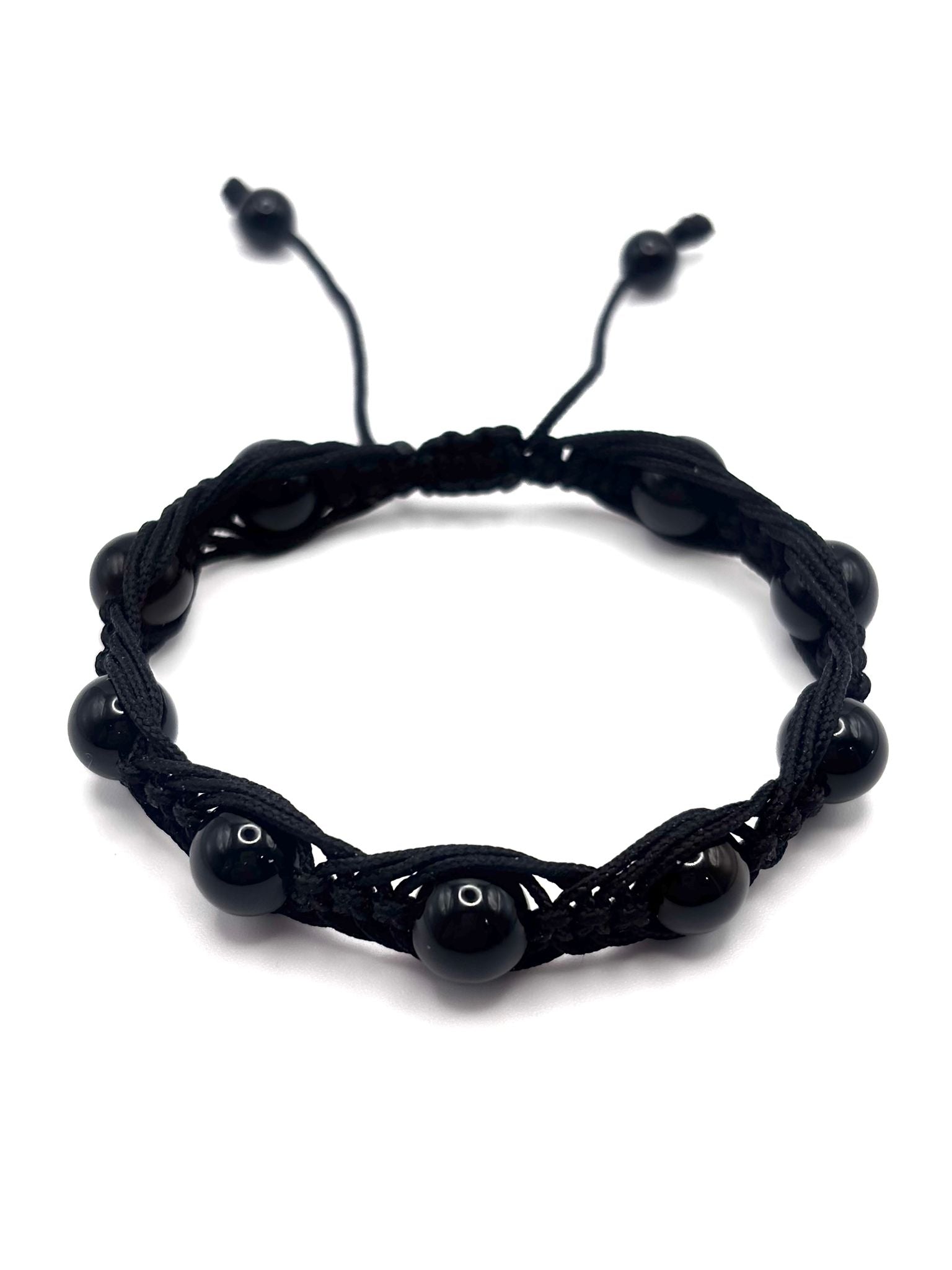 Pulsera de Ónix 8 mm – Protección, Fuerza y Equilibrio Interior