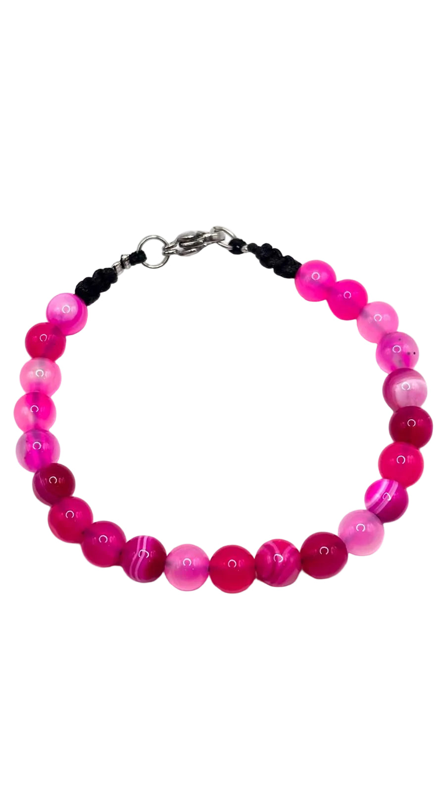 Pulsera de Ágata Rosa – Amor, Armonía y Bienestar Emocional