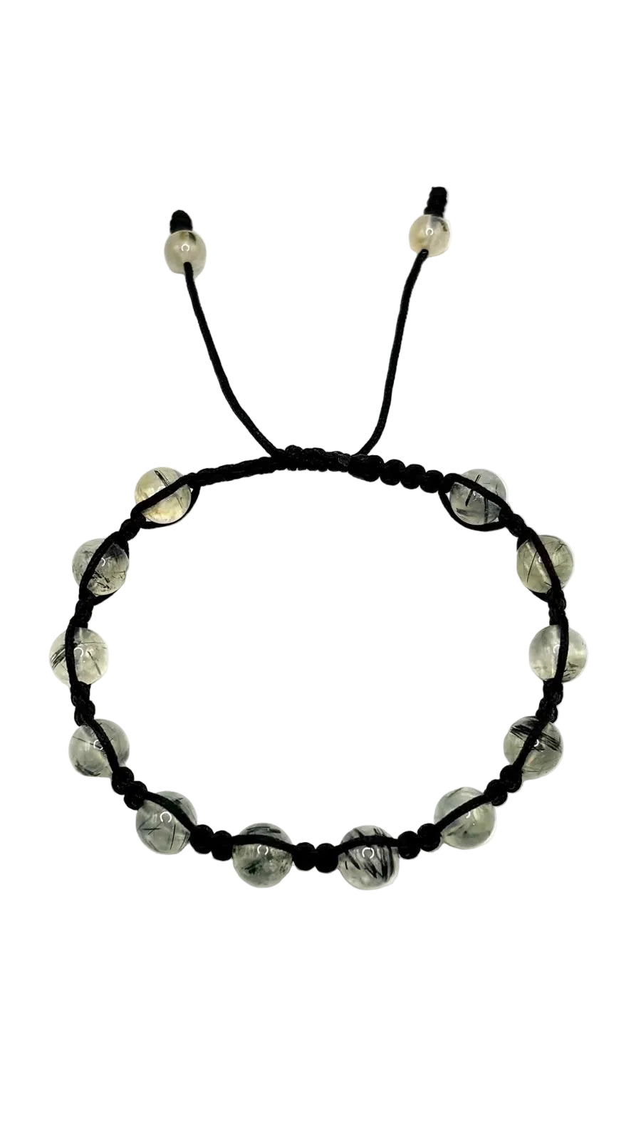 Pulsera de Prehnita – 8 mm | Protección, Fortuna y Armonía