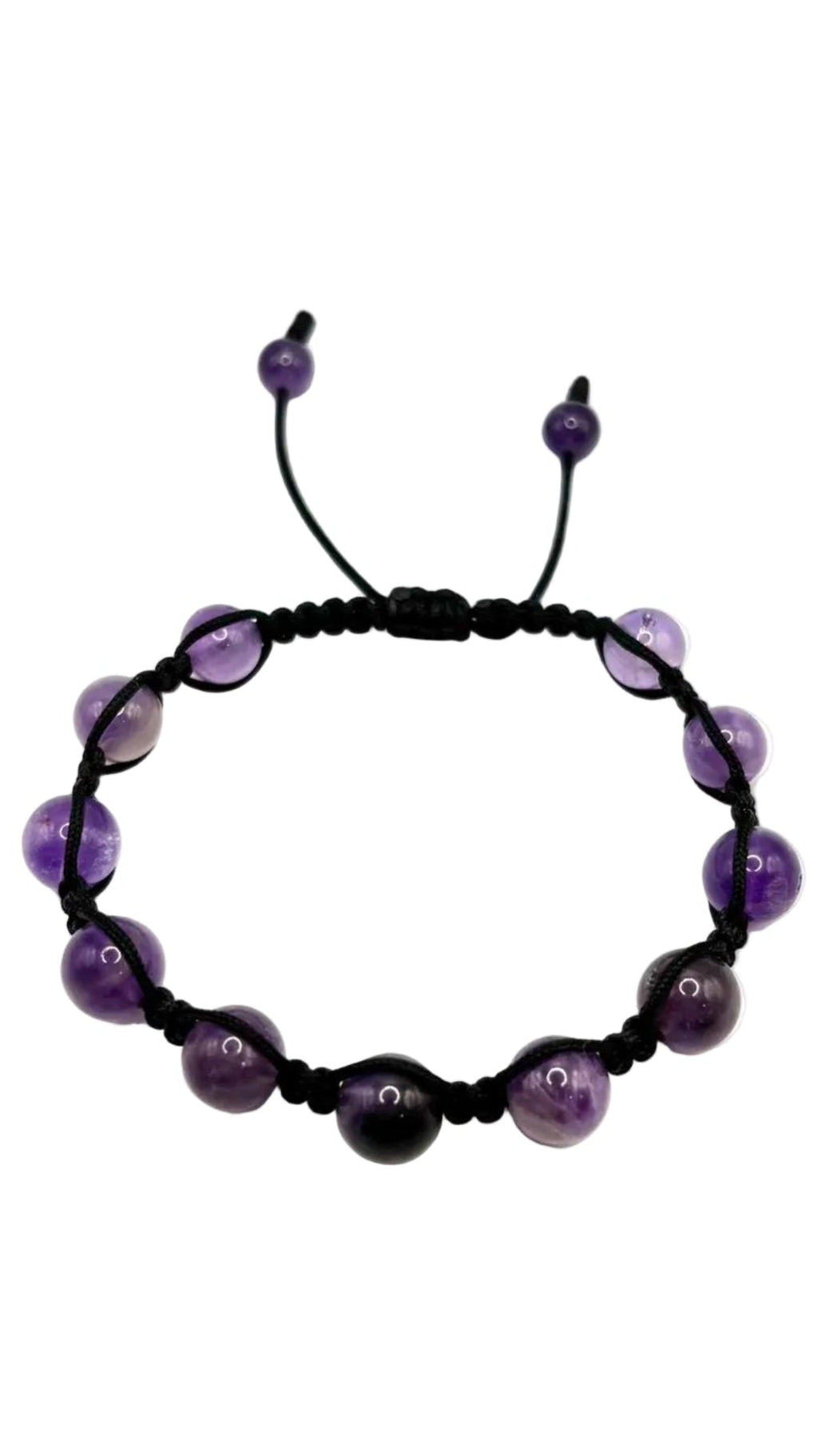 Pulsera de Amatista 8 mm – Serenidad y Equilibrio Emocional
