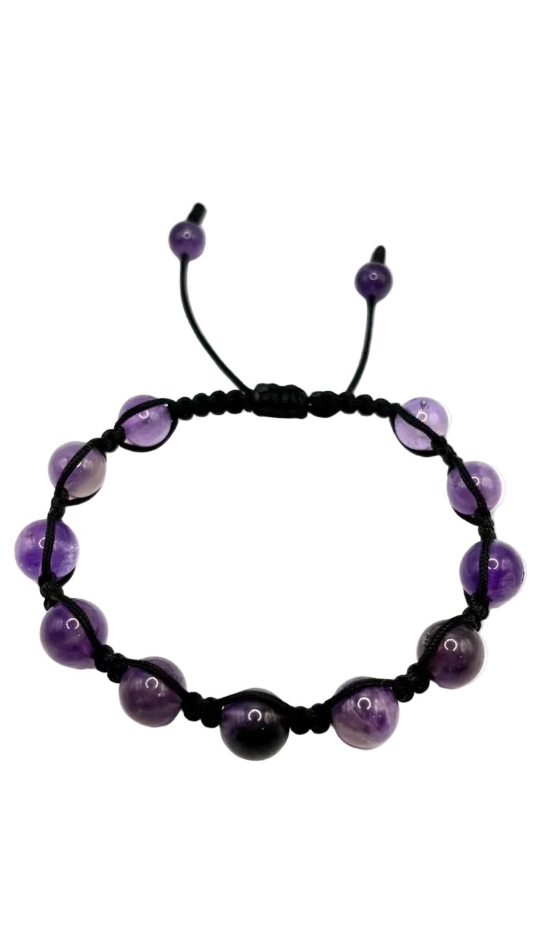 Pulsera de Amatista 8 mm – Serenidad y Equilibrio Emocional