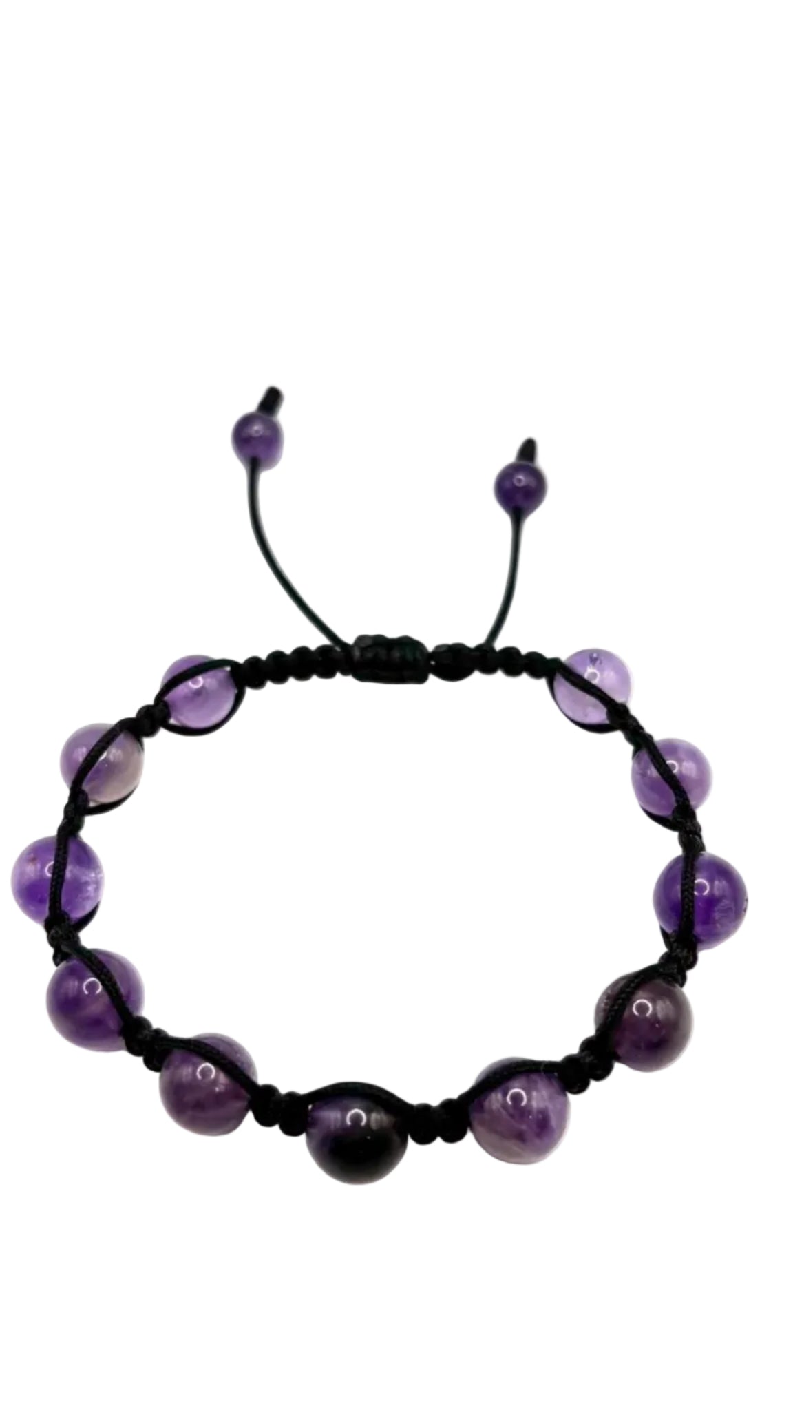 Pulsera de Amatista 8 mm – Serenidad y Equilibrio Emocional