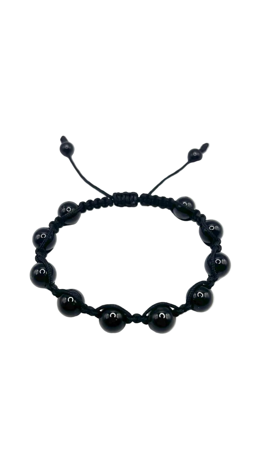 Pulsera de Ónix 8 mm – Protección y Estabilidad Emocional