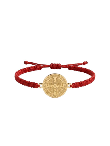 Pulsera San Benito Roja | Protección y Fe