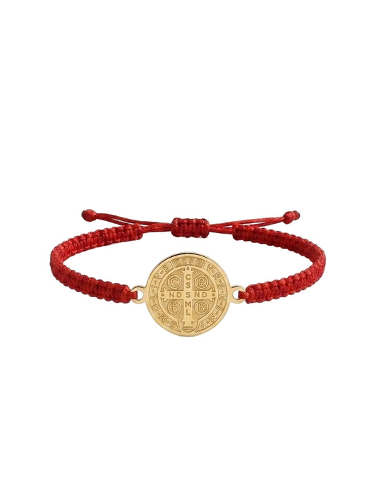 Pulsera San Benito Roja | Protección y Fe