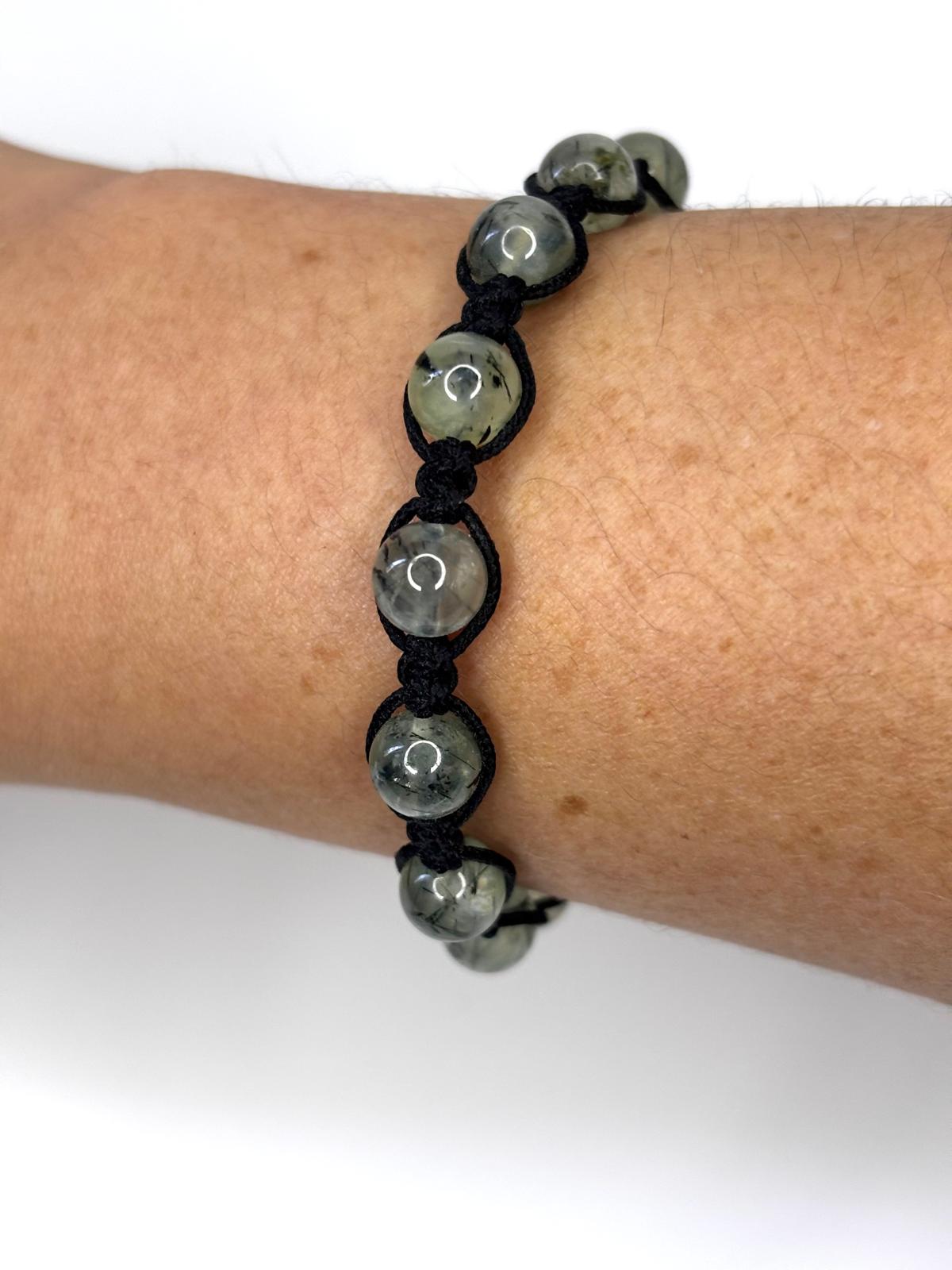 Pulsera Prehnita | Protección y Fortuna