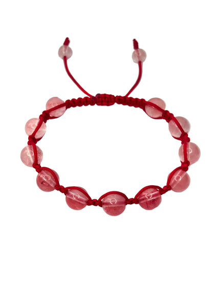 Pulsera Cuarzo Cereza | Vitalidad y Amor Propio