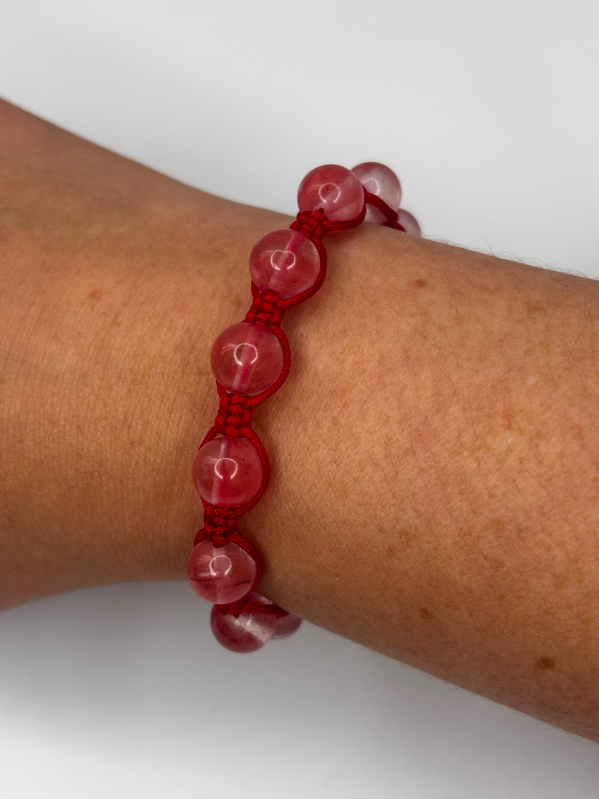 Pulsera Cuarzo Cereza | Vitalidad y Amor Propio
