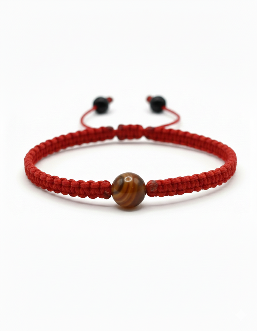 Pulsera Minimalista de una  Piedra Natural 8 mm – Estilo y Energía