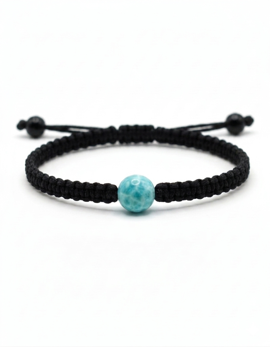 Pulsera Minimalista de una  Piedra Natural 8 mm – Estilo y Energía