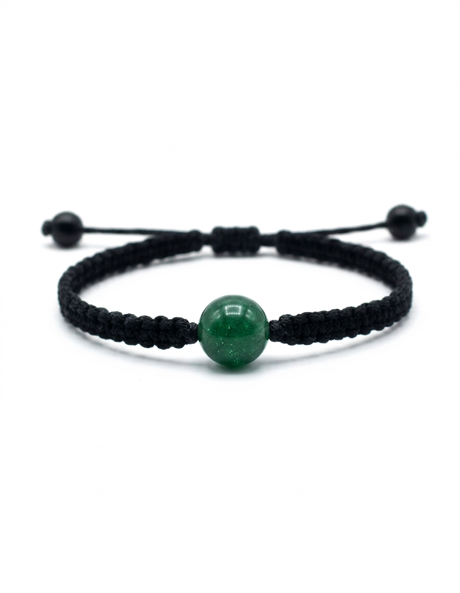 Pulsera Minimalista de una  Piedra Natural 8 mm – Estilo y Energía