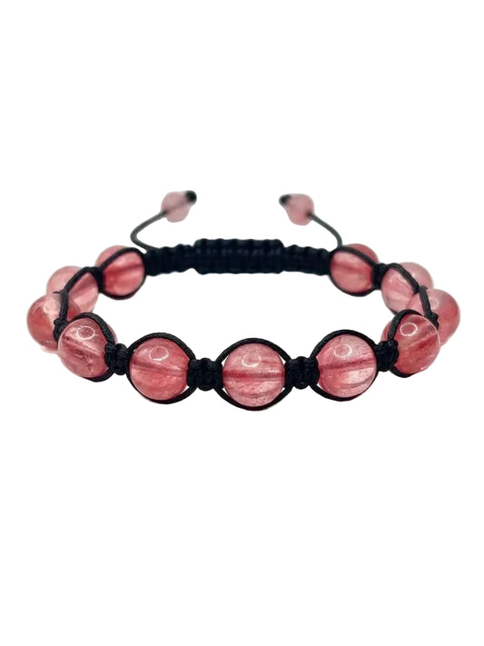 Pulsera Cuarzo Cereza | Vitalidad y Amor Propio