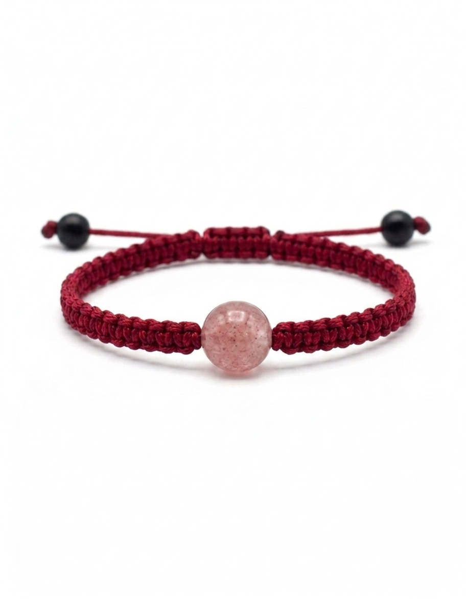 Pulsera Minimalista de una  Piedra Natural 8 mm – Estilo y Energía