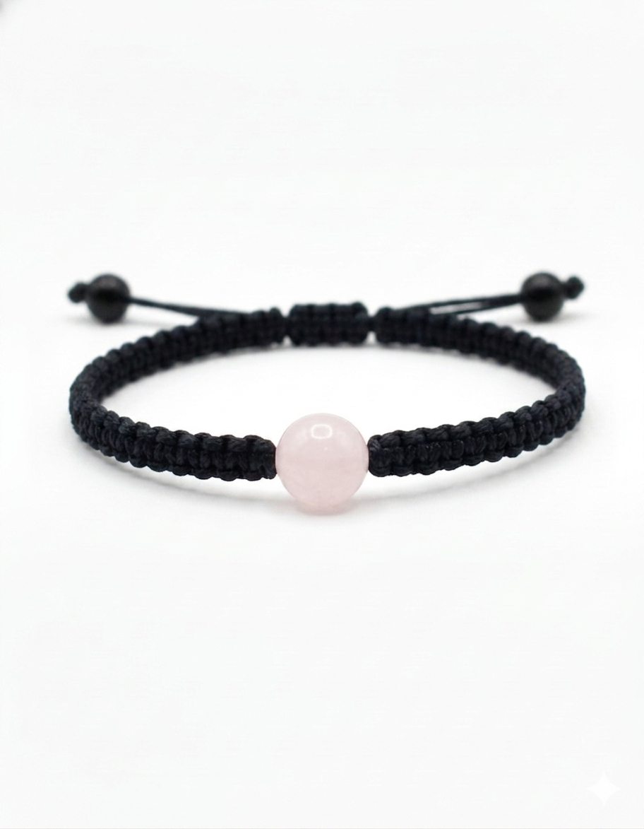 Pulsera Minimalista de una  Piedra Natural 8 mm – Estilo y Energía