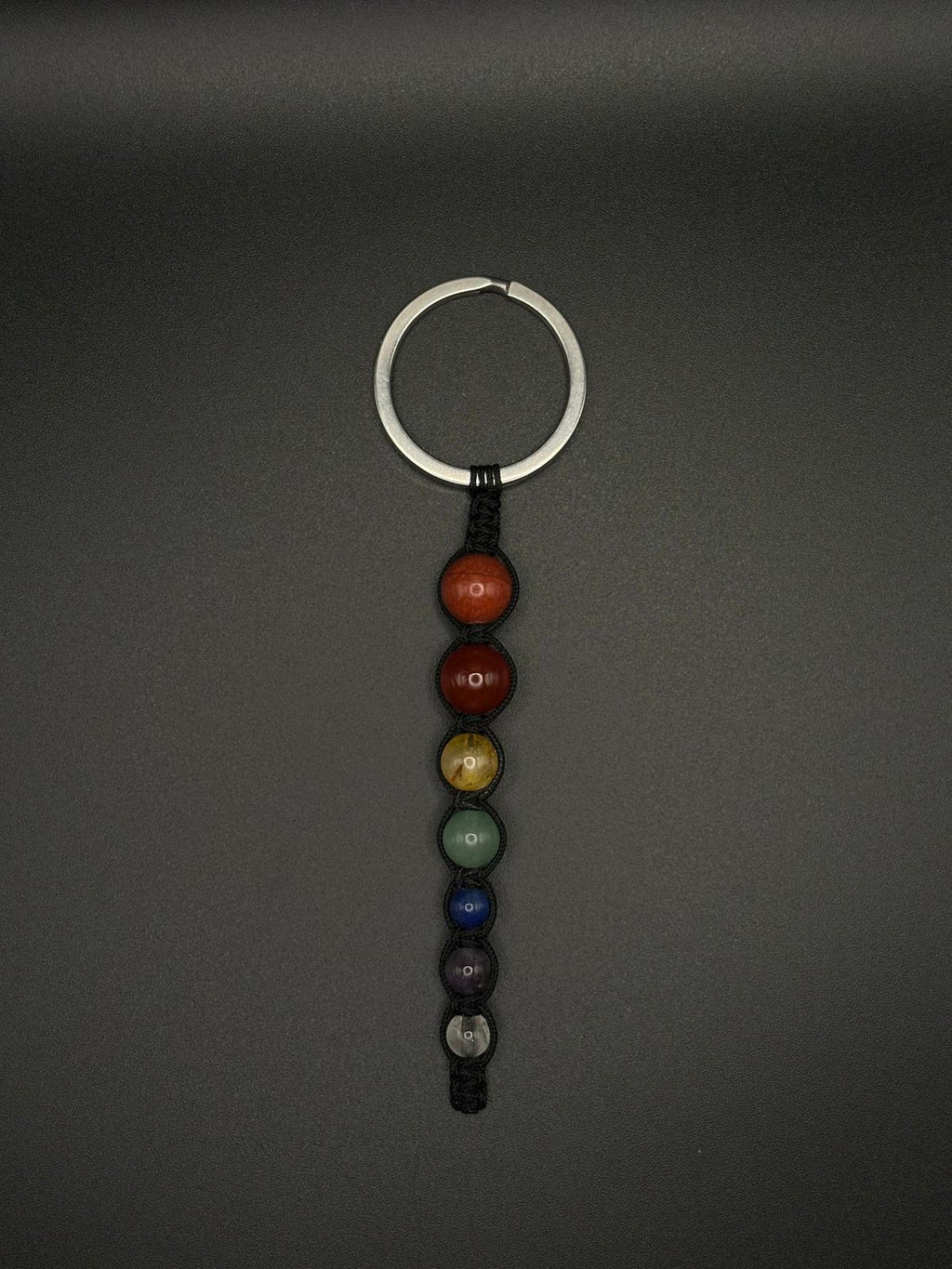 Llavero Artesanal 7 Chakras – Protección Espiritual y Equilibrio Energético
