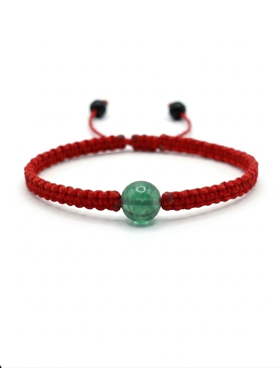 Pulsera Minimalista de una  Piedra Natural 8 mm – Estilo y Energía