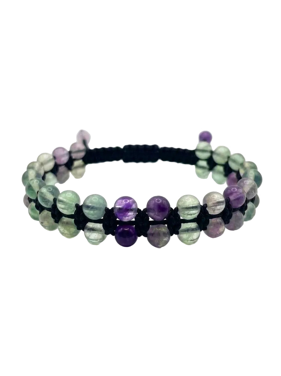 Brazalete Fluorita | Claridad Mental y Equilibrio