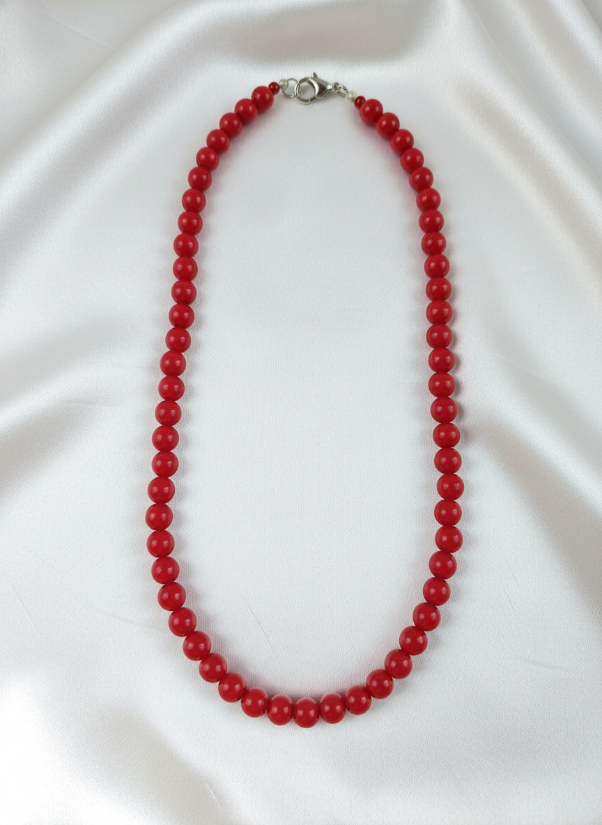 Collar de Coral Rojo – Pasión y Vitalidad | Energía y Fuerza Interior