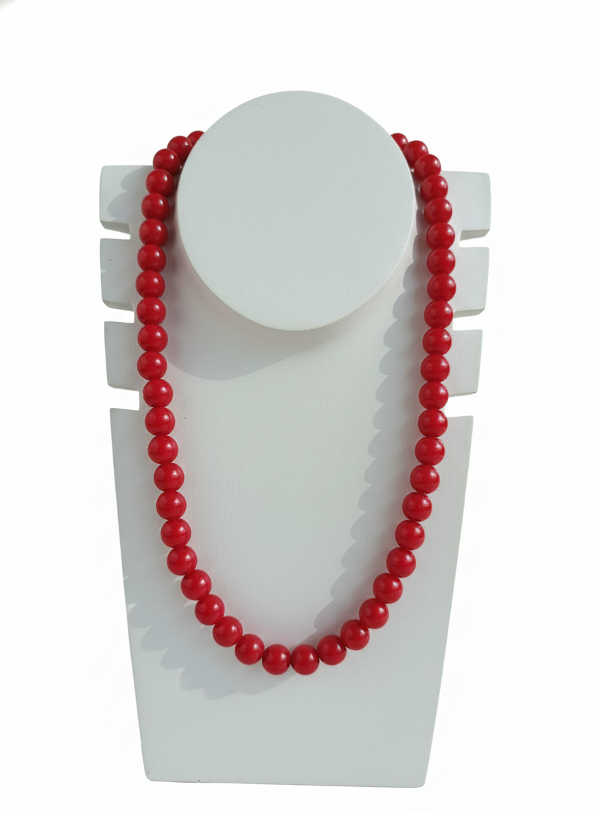 Collar de Coral Rojo – Pasión y Vitalidad | Energía y Fuerza Interior