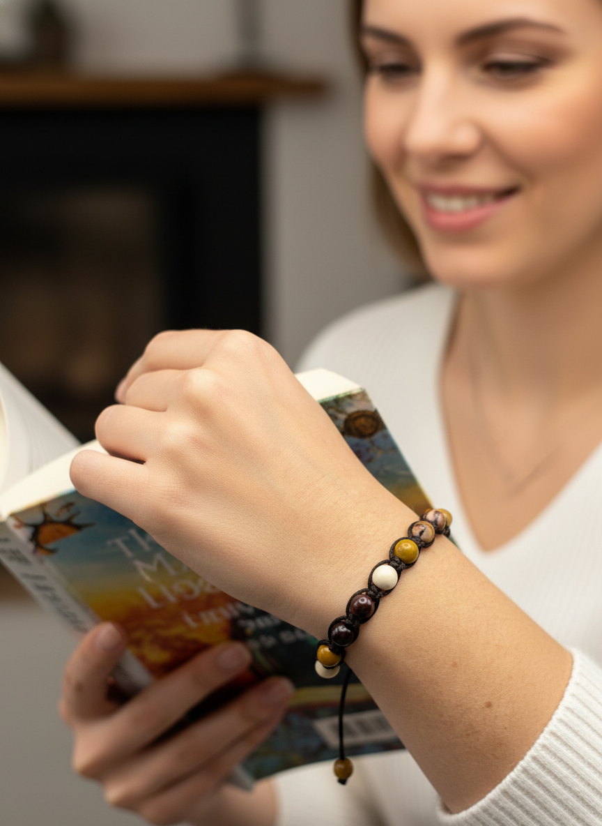 Pulsera de Mokaita – Estabilidad y Bienestar Emocional