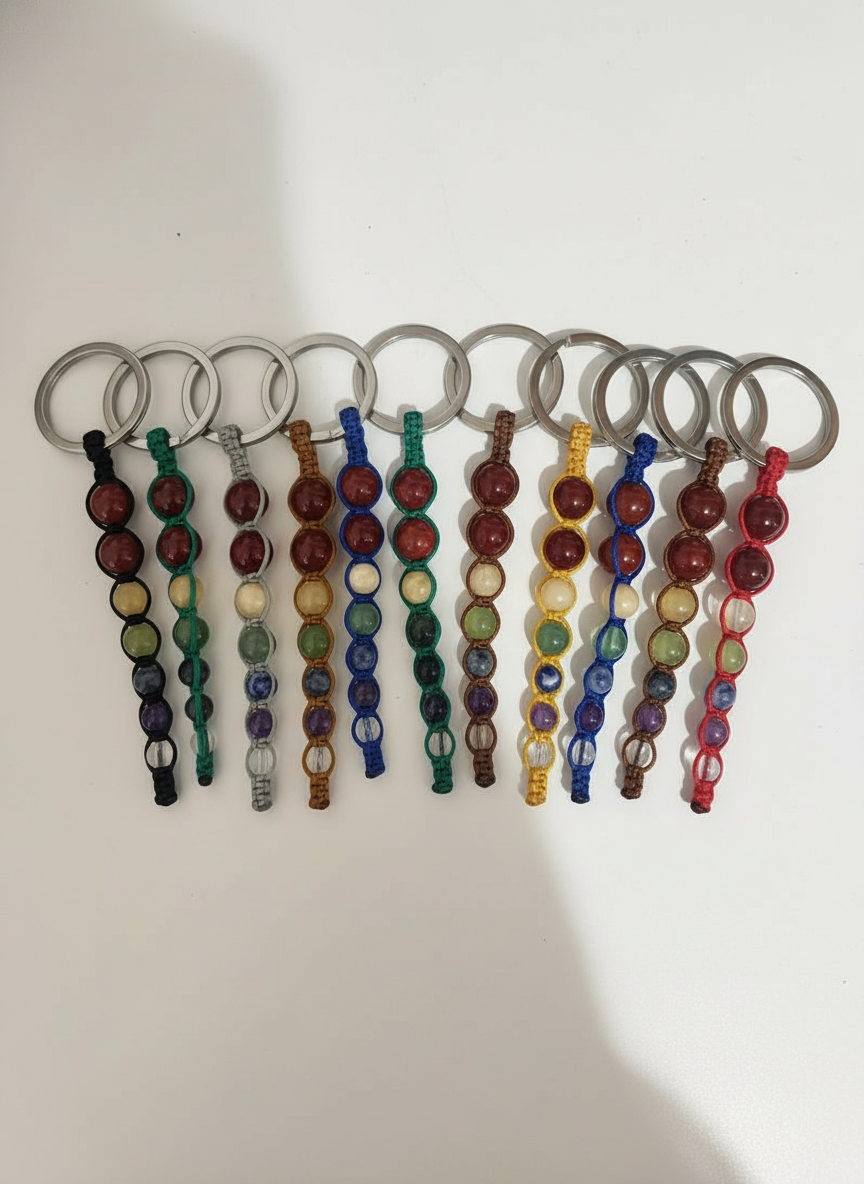 Llavero 7 Chakras – Equilibrio y Armonía Energética | Protección y Bienestar