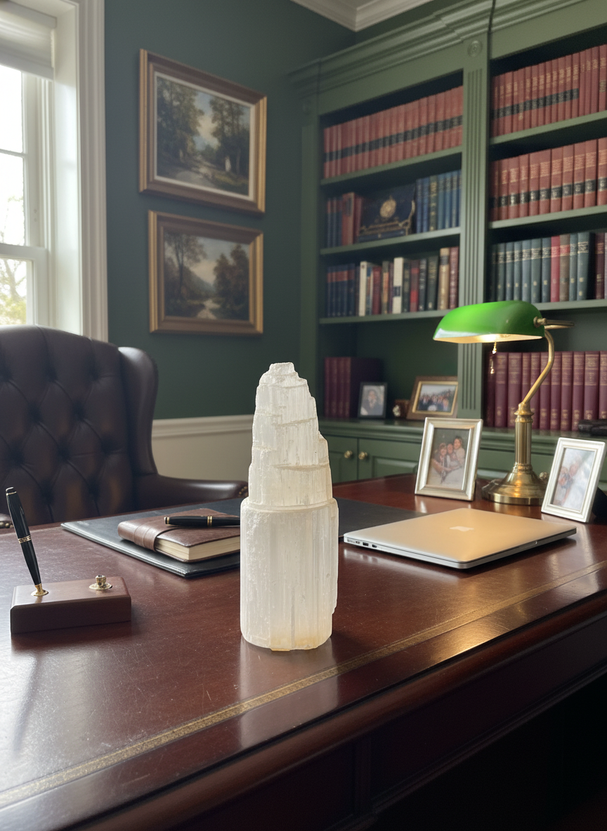 Monolito de Selenita | Claridad, Energía y Protección