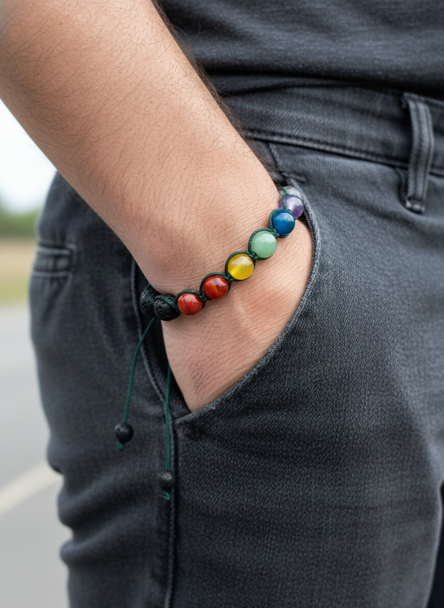 Pulsera de los 7 Chakras – Armonía Interior, Equilibrio Energético y Bienestar Integral