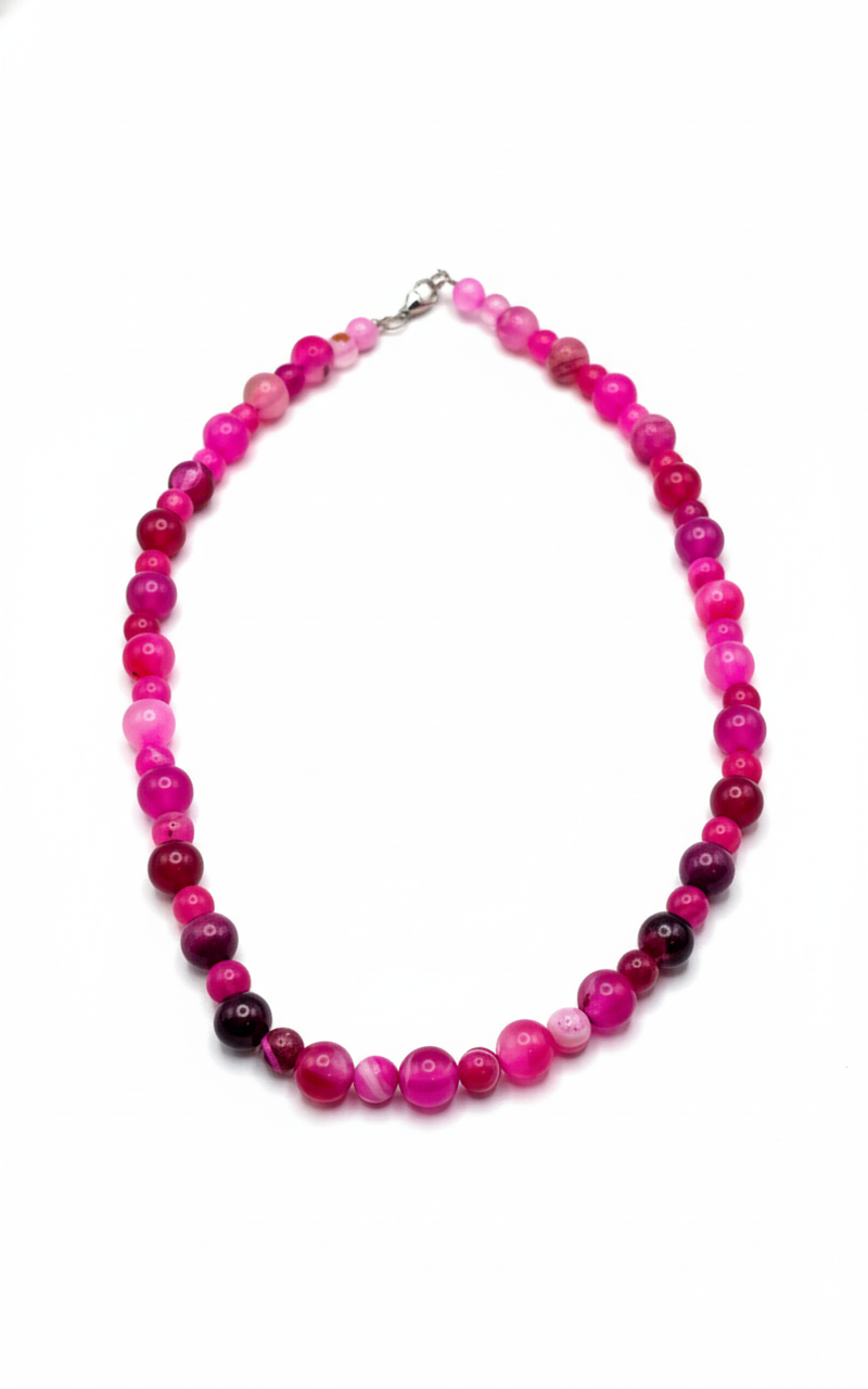 Collar de Ágata – Tranquilidad, Prosperidad y Amor