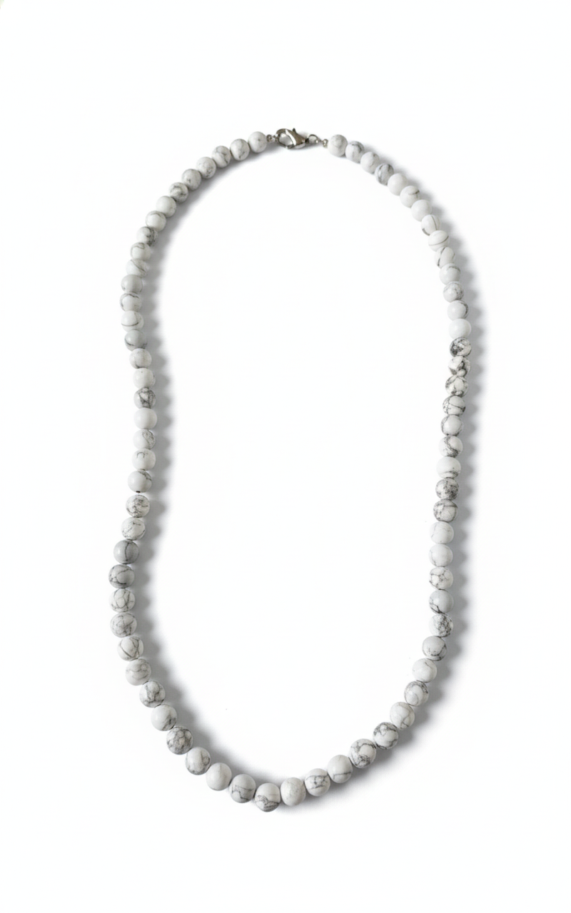 Collar de Howlita – Calma, Serenidad y Bienestar