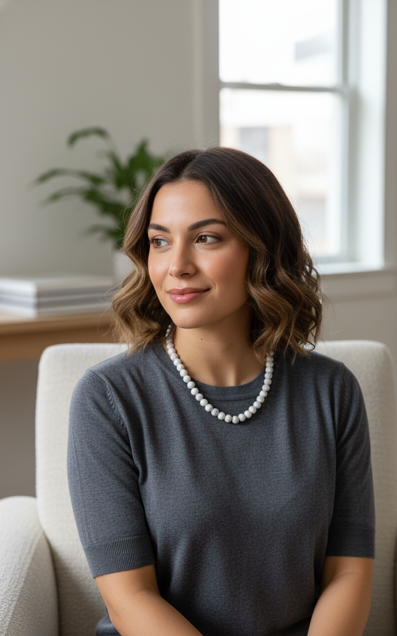 Collar de Howlita – Calma, Serenidad y Bienestar