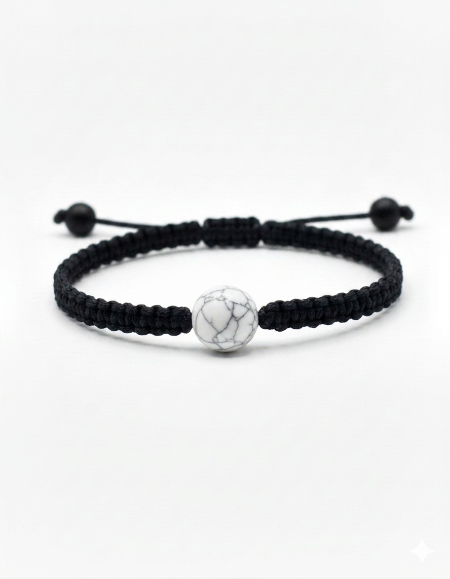 Pulsera Minimalista de una  Piedra Natural 8 mm – Estilo y Energía