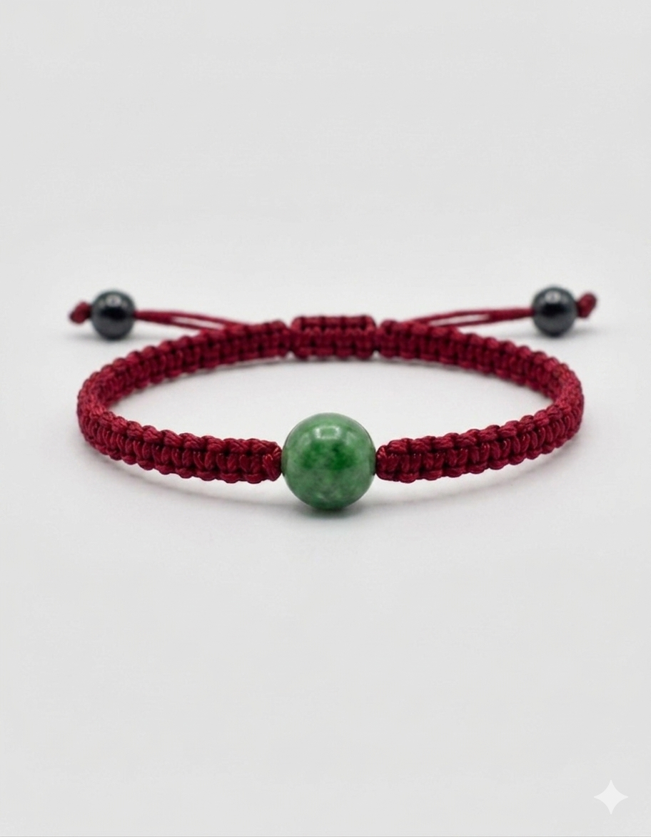 Pulsera Minimalista de una  Piedra Natural 8 mm – Estilo y Energía