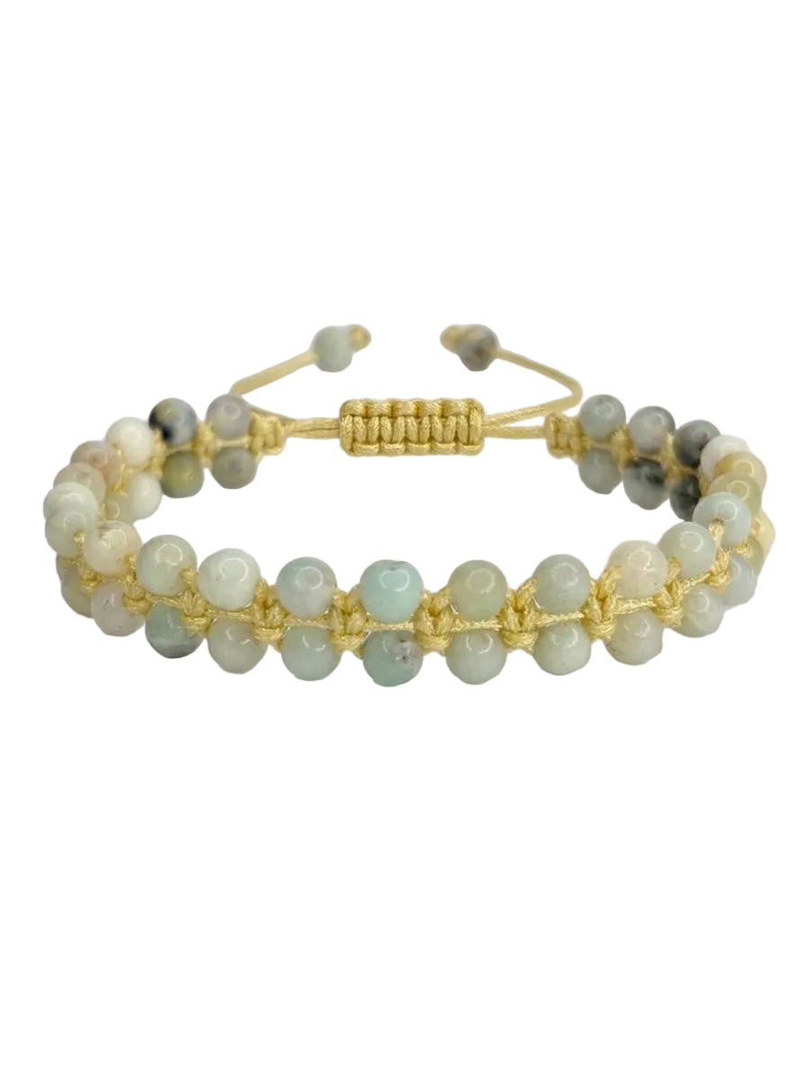 Brazalete Amazonita | Paz y Armonía Interior