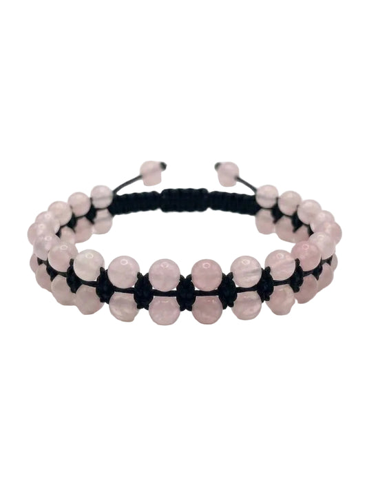Brazalete Cuarzo Rosa | Amor y Armonía Emocional