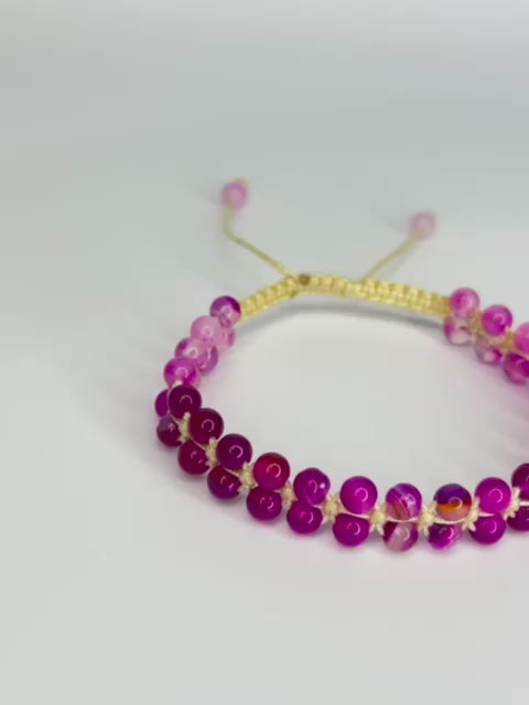 Brazalete Ágata Rosa