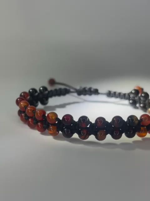 Brazalete Ágata Fuego