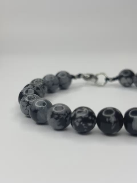 Obsidiana copo de nieve